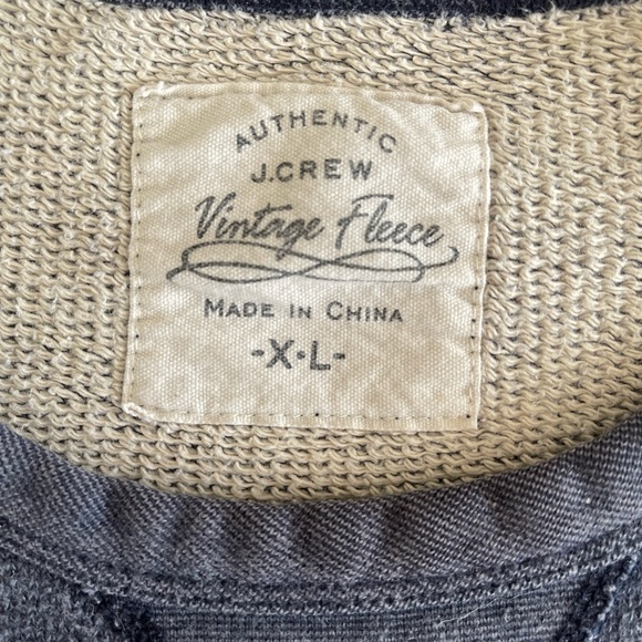 J. Crew Men’s Authentic Vintage Fleece size XL - Picture 3 of 5